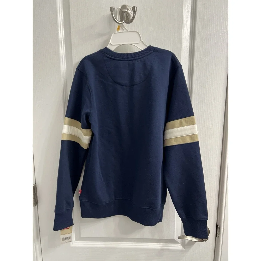 LEVI'S BOYS' VARSITY CREW NECK SWEATSHIRT Size Large 12-13